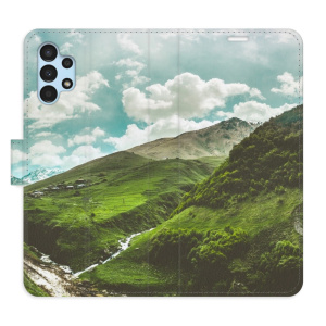 Flip pouzdro iSaprio - Samsung Galaxy A13 / A13 5G - Mountain Valley - kapsičky na karty
