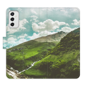 Flip pouzdro iSaprio - Samsung Galaxy M52 5G - Mountain Valley - kapsičky na karty