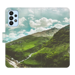 Flip pouzdro iSaprio - Samsung Galaxy A33 5G - Mountain Valley - kapsičky na karty