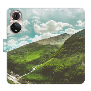 Flip pouzdro iSaprio - Honor 50 / Huawei Nova 9 - Mountain Valley - kapsičky na karty
