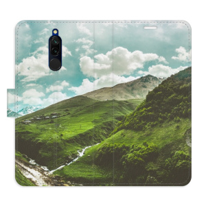 Flip pouzdro iSaprio - Xiaomi Redmi 8 - Mountain Valley - kapsičky na karty
