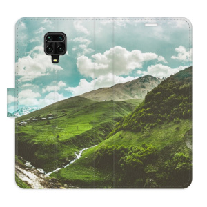 Flip pouzdro iSaprio - Xiaomi Redmi Note 9 Pro / Note 9S - Mountain Valley - kapsičky na karty