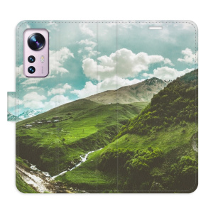 Flip pouzdro iSaprio - Xiaomi 12 / 12X - Mountain Valley - kapsičky na karty