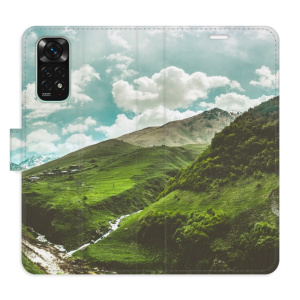 Flip pouzdro iSaprio - Xiaomi Redmi Note 11 / Note 11S - Mountain Valley - kapsičky na karty