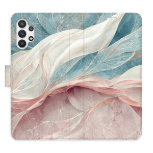 Flip pouzdro iSaprio - Samsung Galaxy A32 5G - Old Leaves 03 - kapsičky na karty