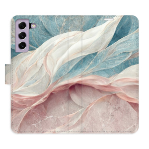 Flip pouzdro iSaprio - Samsung Galaxy S21 FE 5G - Old Leaves 03 - kapsičky na karty