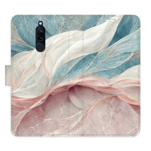 Flip pouzdro iSaprio - Xiaomi Redmi 8 - Old Leaves 03 - kapsičky na karty