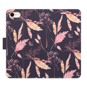 Flip pouzdro iSaprio - Apple iPhone 7 / 8 / SE 2020 / SE 2022 - Ornamental Flowers 02 - kapsičky na karty
