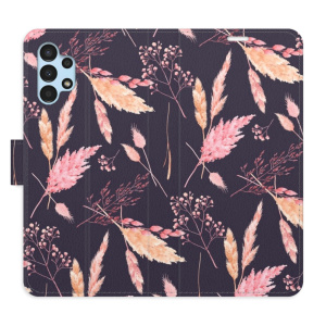Flip pouzdro iSaprio - Samsung Galaxy A13 / A13 5G - Ornamental Flowers 02 - kapsičky na karty