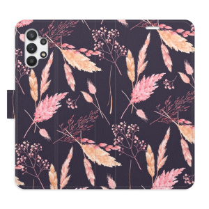 Flip pouzdro iSaprio - Samsung Galaxy A32 - Ornamental Flowers 02 - kapsičky na karty