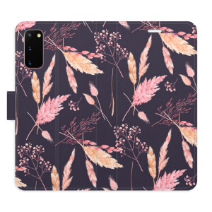 Flip pouzdro iSaprio - Samsung Galaxy S20 - Ornamental Flowers 02 - kapsičky na karty