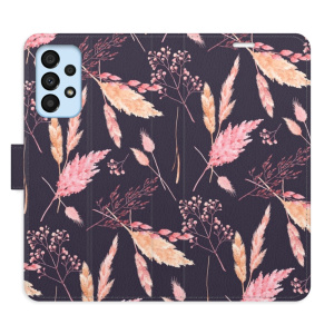 Flip pouzdro iSaprio - Samsung Galaxy A33 5G - Ornamental Flowers 02 - kapsičky na karty