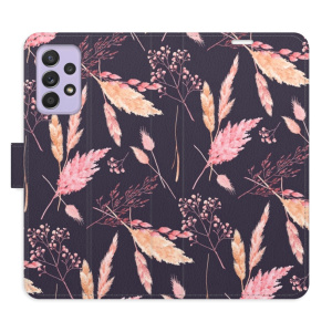 Flip pouzdro iSaprio - Samsung Galaxy A52 5G / A52s 5G - Ornamental Flowers 02 - kapsičky na karty