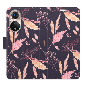 Flip pouzdro iSaprio - Honor 50 / Huawei Nova 9 - Ornamental Flowers 02 - kapsičky na karty
