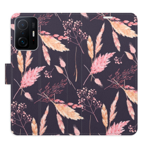 Flip pouzdro iSaprio - Xiaomi 11T / 11T Pro - Ornamental Flowers 02 - kapsičky na karty