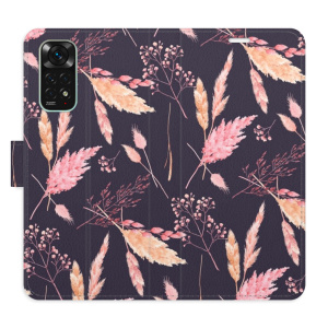 Flip pouzdro iSaprio - Xiaomi Redmi Note 11 / Note 11S - Ornamental Flowers 02 - kapsičky na karty