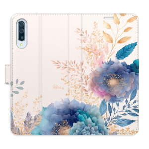 Flip pouzdro iSaprio - Samsung Galaxy A50 - Ornamental Flowers 03 - kapsičky na karty