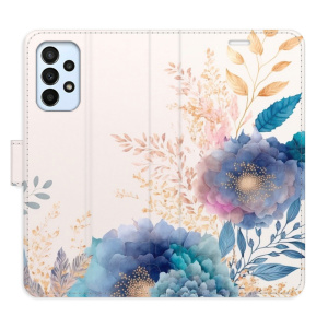 Flip pouzdro iSaprio - Samsung Galaxy A23 / A23 5G - Ornamental Flowers 03 - kapsičky na karty