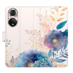 Flip pouzdro iSaprio - Honor 50 / Huawei Nova 9 - Ornamental Flowers 03 - kapsičky na karty