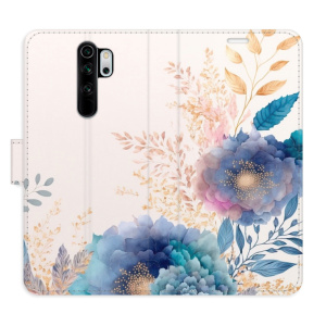 Flip pouzdro iSaprio - Xiaomi Redmi Note 8 Pro - Ornamental Flowers 03 - kapsičky na karty