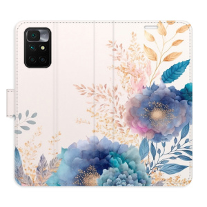 Flip pouzdro iSaprio - Xiaomi Redmi 10 / Redmi 10 2022 - Ornamental Flowers 03 - kapsičky na karty