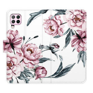Flip pouzdro iSaprio - Huawei P40 Lite - Pink Flowers - kapsičky na karty