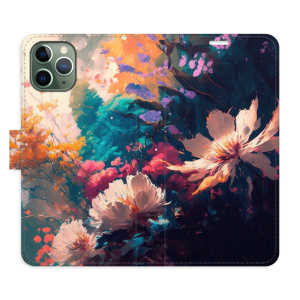 Flip pouzdro iSaprio - Apple iPhone 11 Pro - Spring Flowers - kapsičky na karty