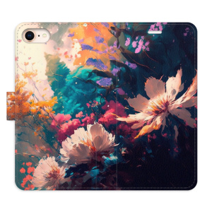 Flip pouzdro iSaprio - Apple iPhone 7 / 8 / SE 2020 / SE 2022 - Spring Flowers - kapsičky na karty