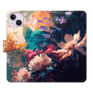 Flip pouzdro iSaprio - Apple iPhone 14 Plus - Spring Flowers - kapsičky na karty