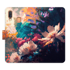 Flip pouzdro iSaprio - Samsung Galaxy A40 - Spring Flowers - kapsičky na karty