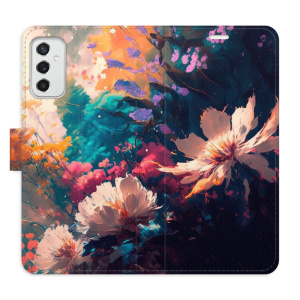 Flip pouzdro iSaprio - Samsung Galaxy M52 5G - Spring Flowers - kapsičky na karty