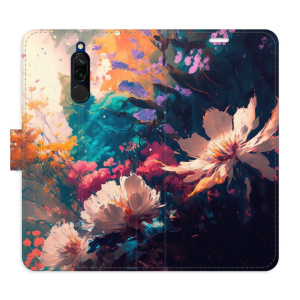 Flip pouzdro iSaprio - Xiaomi Redmi 8 - Spring Flowers - kapsičky na karty