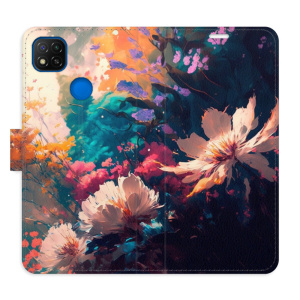 Flip pouzdro iSaprio - Xiaomi Redmi 9C - Spring Flowers - kapsičky na karty