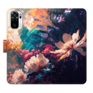 Flip pouzdro iSaprio - Xiaomi Redmi Note 10 / Note 10S - Spring Flowers - kapsičky na karty