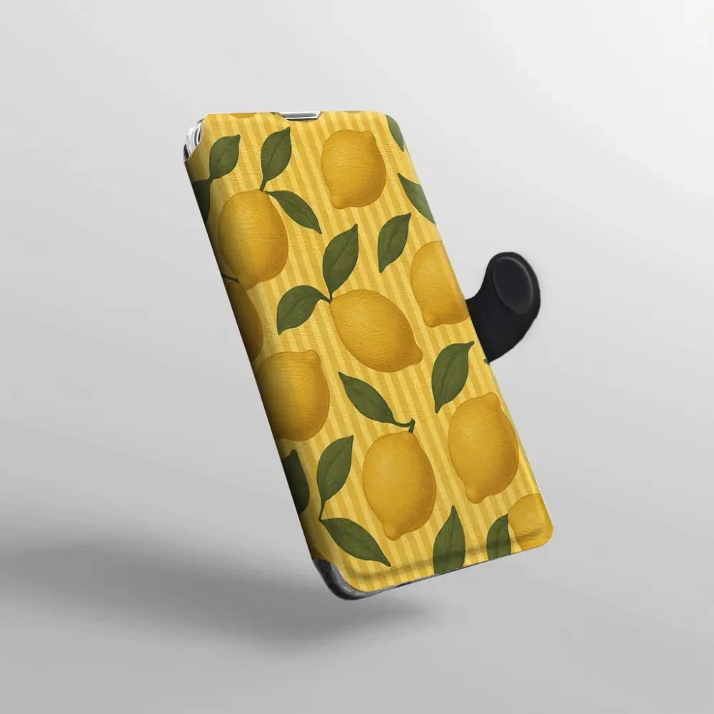 Flip pouzdro na mobil Honor 600 Lite - Mobiwear VP81S, citrony