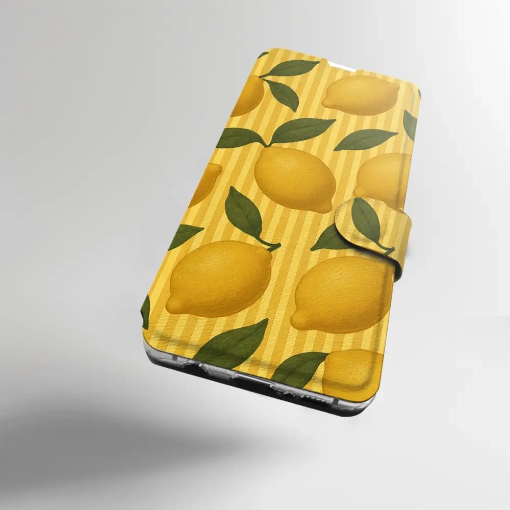 Flip pouzdro na mobil Honor 600 Lite - Mobiwear VP81S, citrony