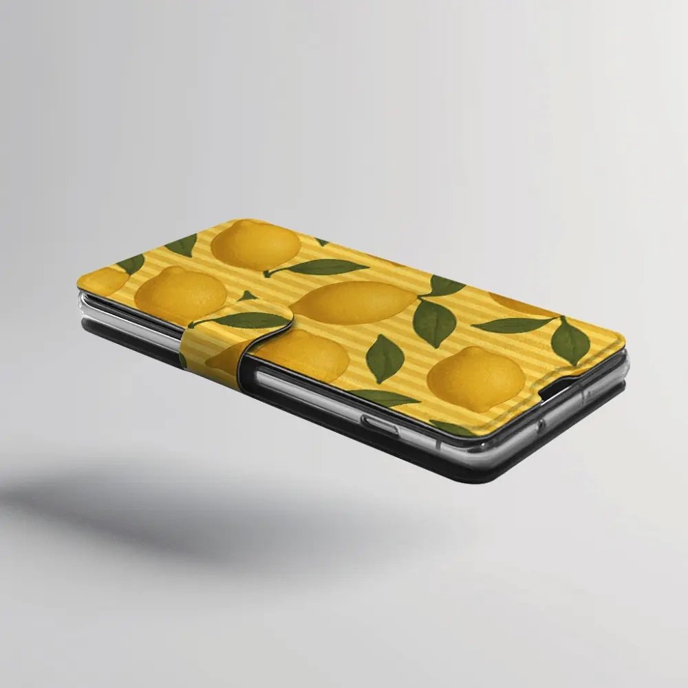 Flip pouzdro na mobil Honor 600 Lite - Mobiwear VP81S, citrony