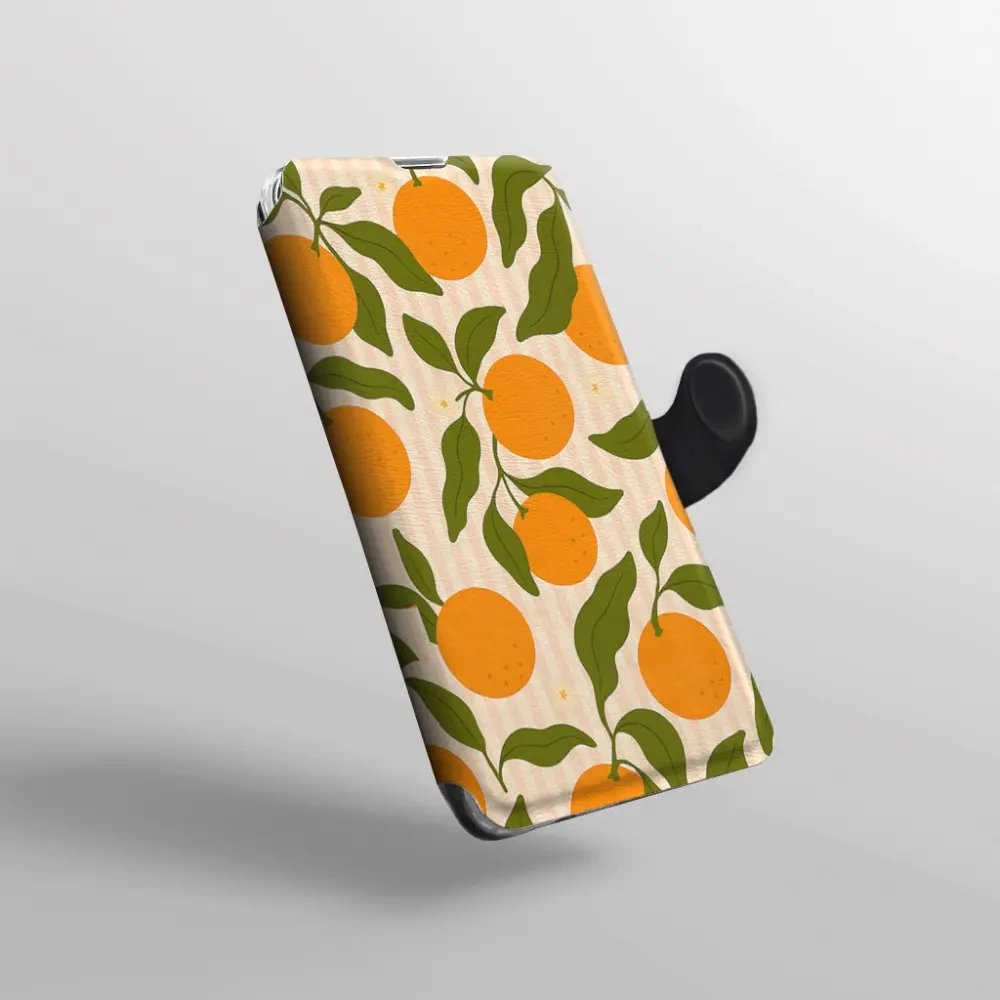 Flip pouzdro na mobil Honor 600 Lite - Mobiwear VP82S, pomeranče