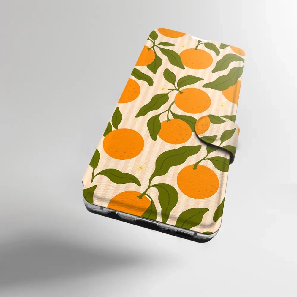 Flip pouzdro na mobil Honor 600 Lite - Mobiwear VP82S, pomeranče