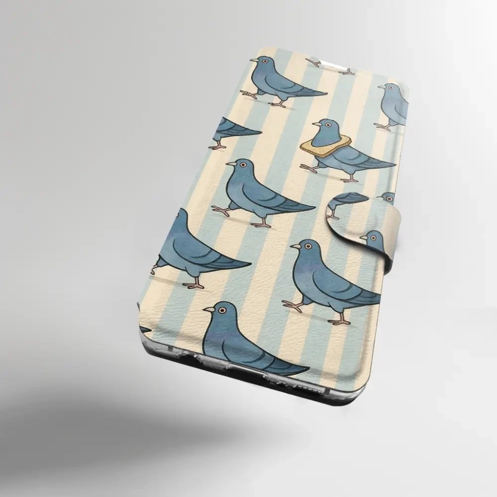 Flip pouzdro na mobil Honor 600 Lite - Mobiwear VP91S, holubi