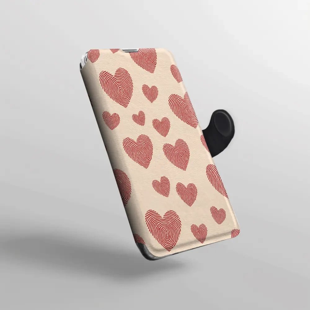 Flip pouzdro na mobil Honor 600 Lite - Mobiwear VP93S, otisk srdce