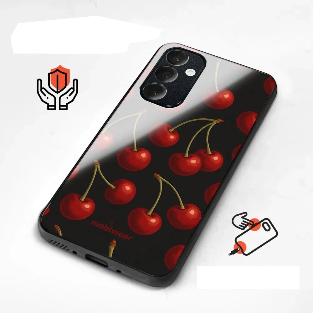 Lesklý kryt na mobil Samsung Galaxy Z Fold7 - Mobiwear Glossy GP83G, třešně