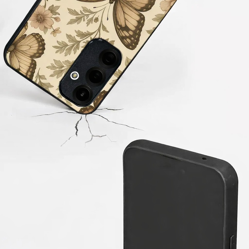 Lesklý kryt na mobil Honor 600 Lite - Mobiwear Glossy GP92G, motýlové