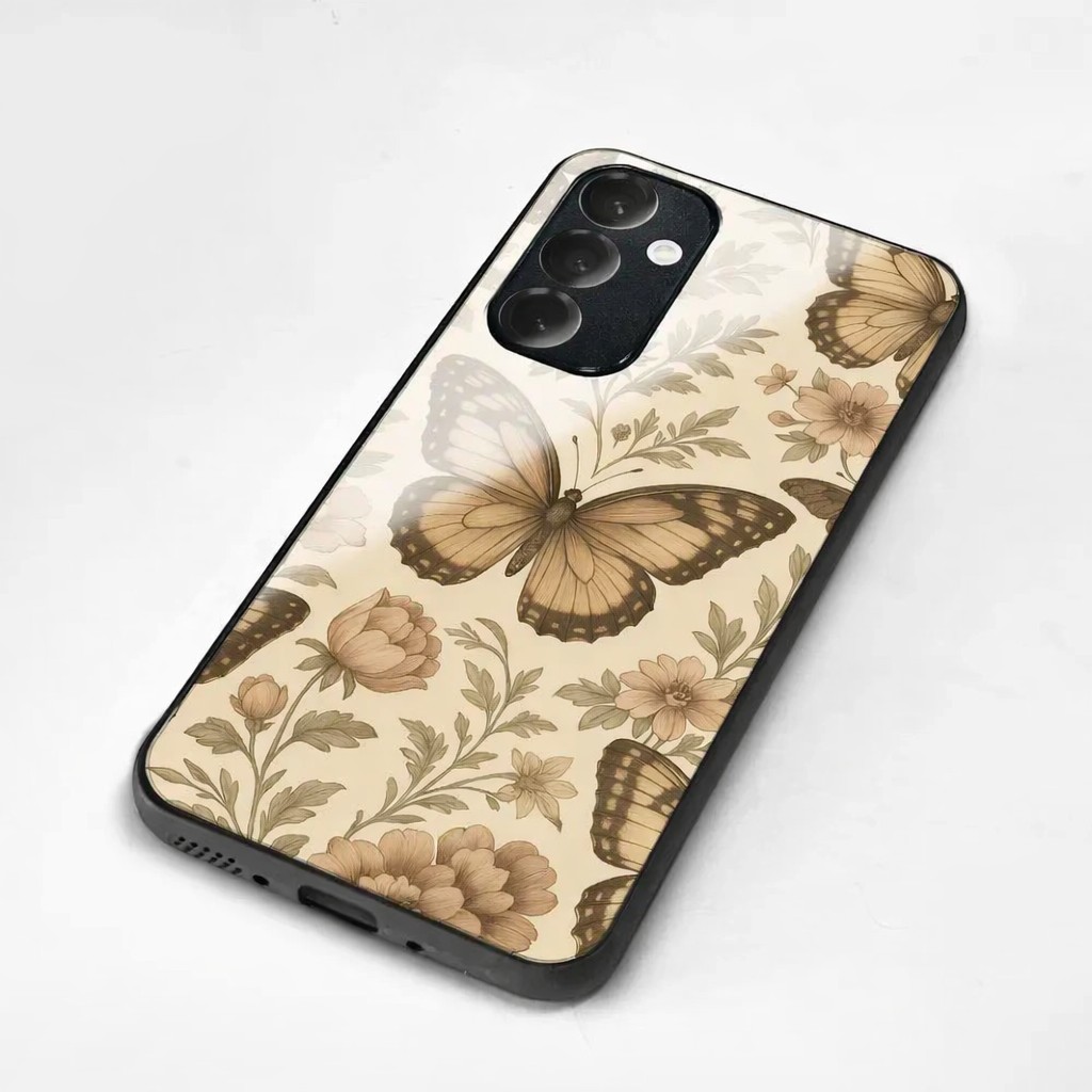 Lesklý kryt na mobil Honor 600 Lite - Mobiwear Glossy GP92G, motýlové