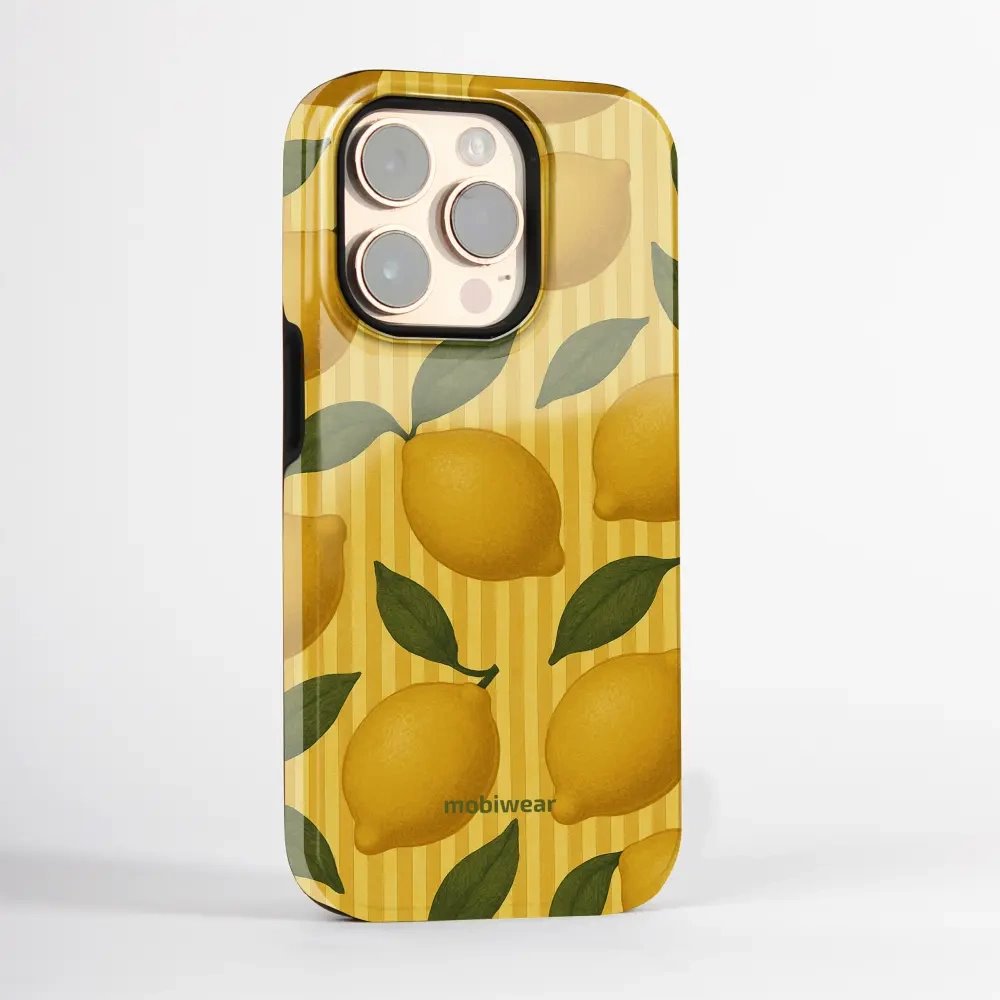 Odolný kryt na mobil Samsung Galaxy S26 - Mobiwear Elite Pro EP81E, citrony