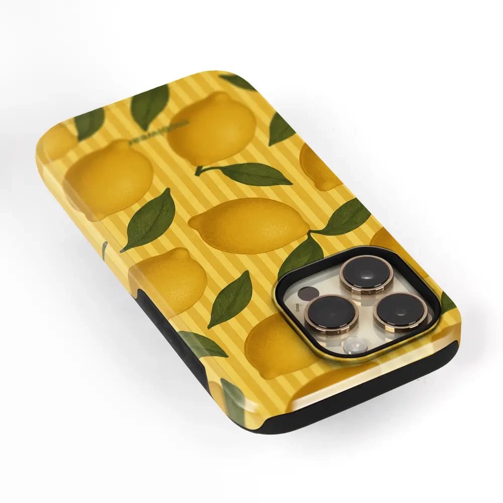 Odolný kryt na mobil Samsung Galaxy S26 - Mobiwear Elite Pro EP81E, citrony