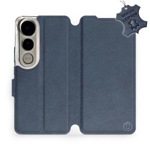 Kožené flip pouzdro Mobiwear - Vivo V50 Lite - Modré