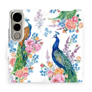 Flipové pouzdro Mobiwear - Vivo V50 Lite - MX08S Pávi