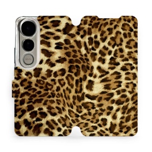 Flipové pouzdro Mobiwear - Vivo V50 Lite - VA33P Leopardí vzor