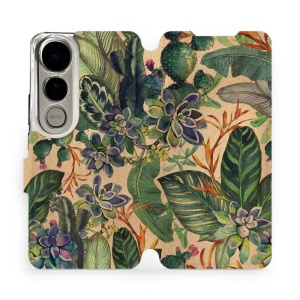 Flipové pouzdro Mobiwear - Vivo V50 Lite - VP05S Sukulenty